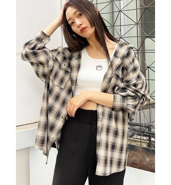 EMODA「ヴィンテージチェックシャツ」|シャツ・ブラウス|