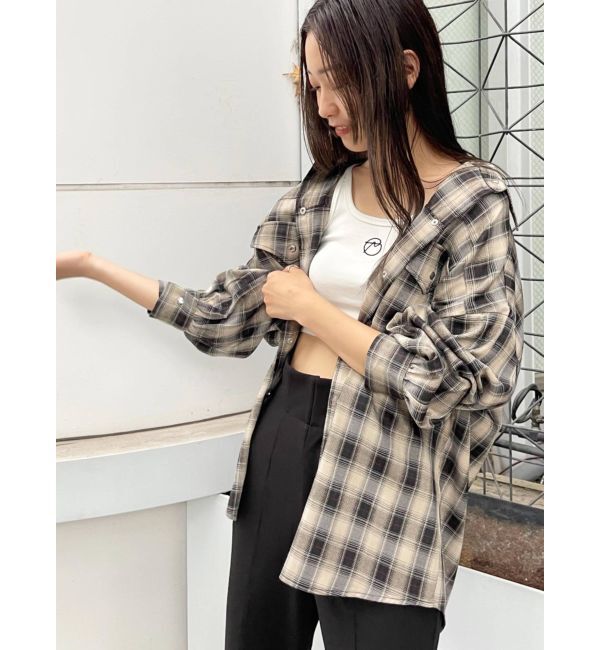 EMODA「ヴィンテージチェックシャツ」|シャツ・ブラウス|