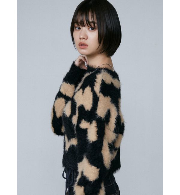 EMODA「レオパードシャギールーズニット」|ニット・セーター|