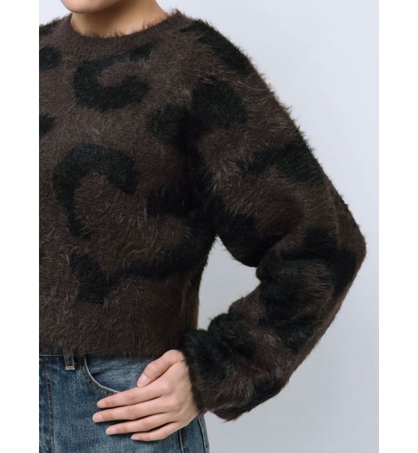 EMODA「レオパードシャギールーズニット」|ニット・セーター|