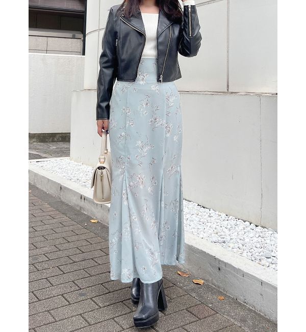 MERCURYDUO「コンパクトフェイクレザーライダースジャケット」|その他|