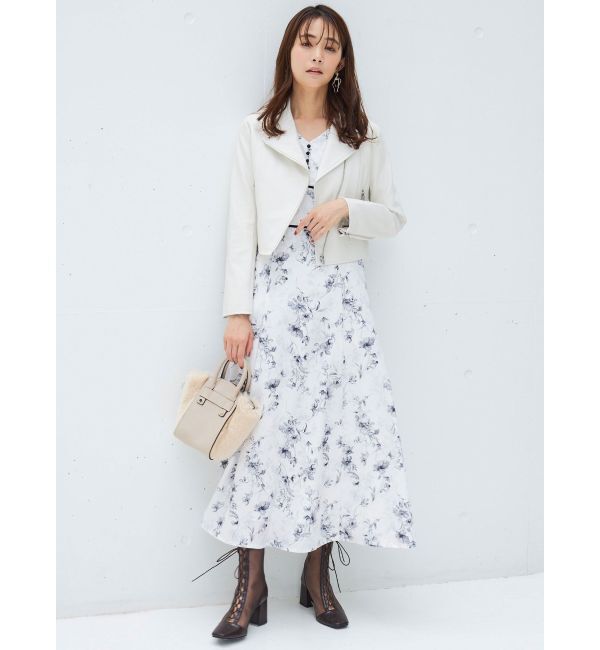 MERCURYDUO「コンパクトフェイクレザーライダースジャケット」|その他|