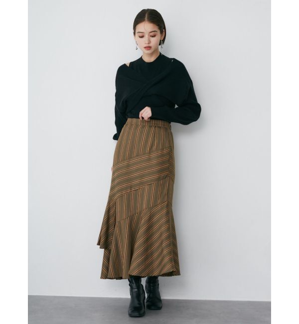 MURUA「ドッキングカシュクールニット」|ニット・セーター|