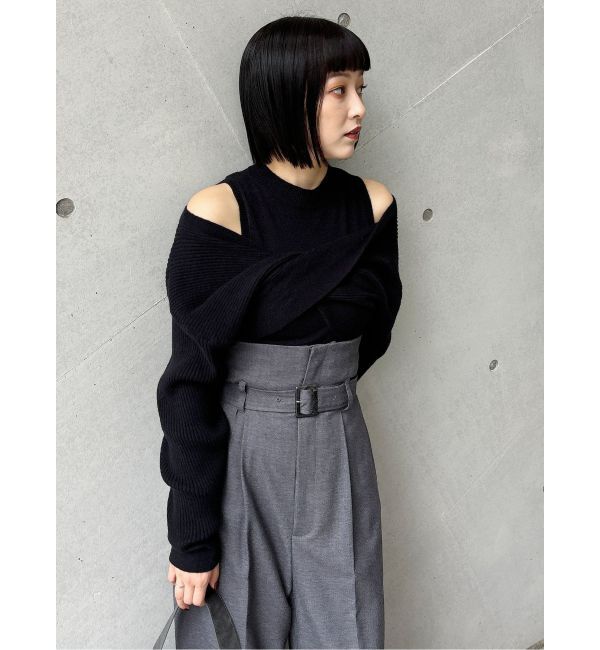 MURUA「ドッキングカシュクールニット」|ニット・セーター|