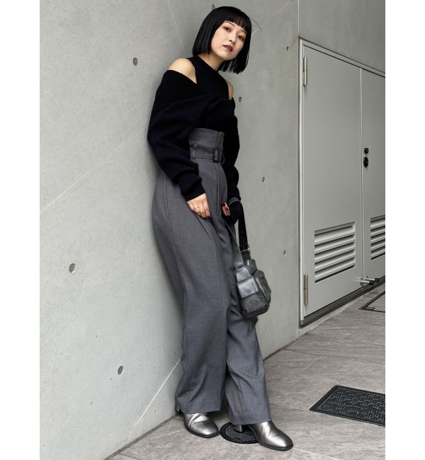 MURUA「ドッキングカシュクールニット」|ニット・セーター|