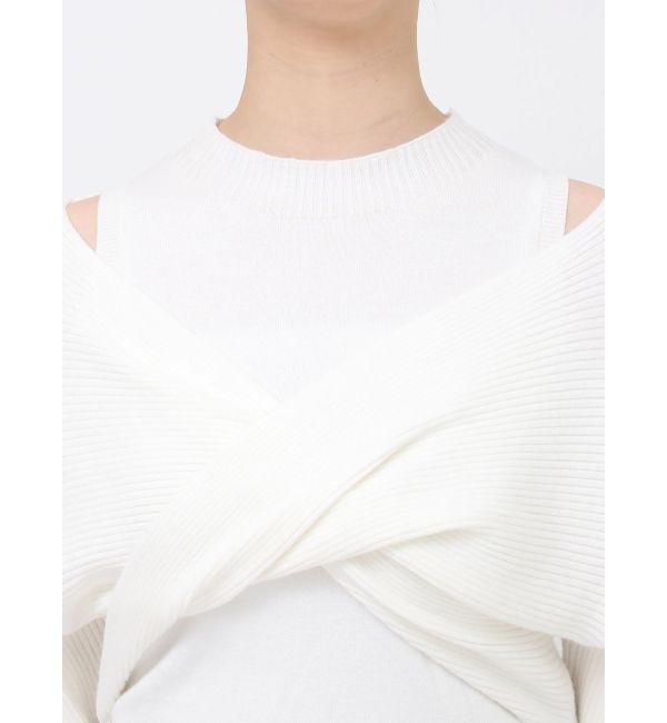 MURUA「ドッキングカシュクールニット」|ニット・セーター|