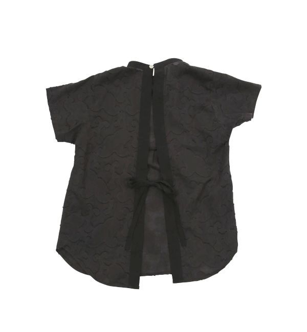 Ungrid「Kids ジャカードハーフスリーブシャツ」|シャツ・ブラウス|