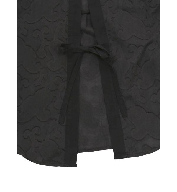 Ungrid「Kids ジャカードハーフスリーブシャツ」|シャツ・ブラウス|