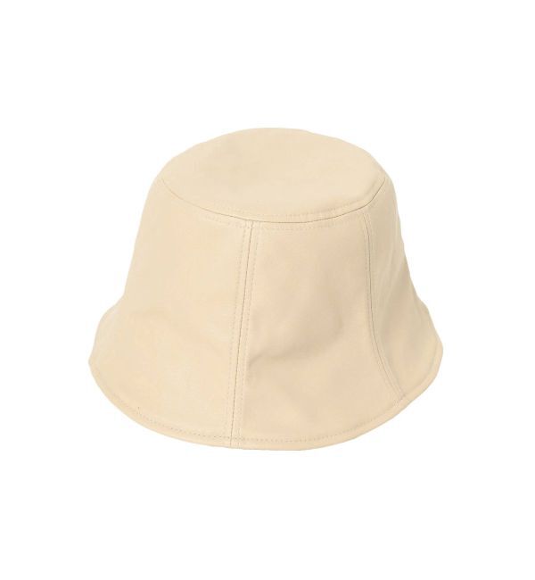 Ungrid「フェイクレザーバケットハット」|ハット|