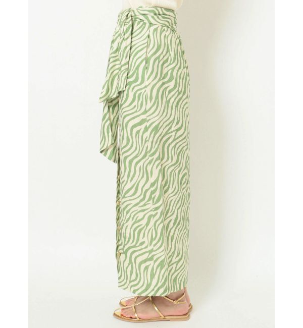 Ungrid「ウエストデザインスリットゼブラスカート」|スカート|