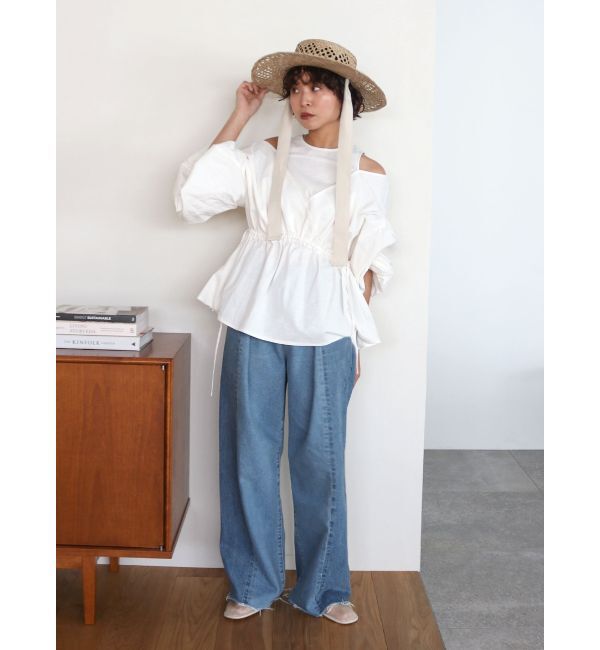 Ungrid「レイヤードデザインボリュームブラウス」|シャツ・ブラウス|