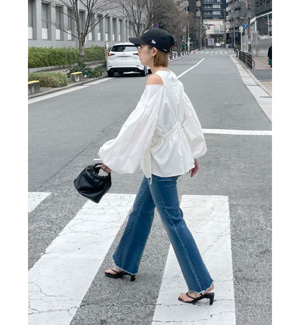 Ungrid「レイヤードデザインボリュームブラウス」|シャツ・ブラウス|