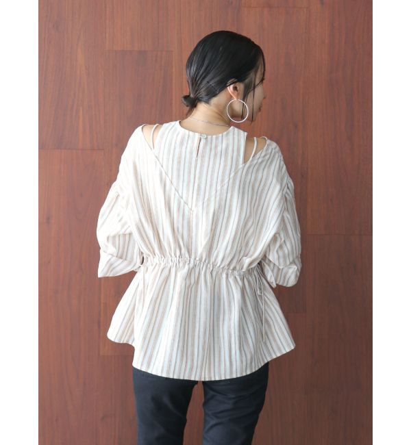 Ungrid「レイヤードデザインボリュームブラウス」|シャツ・ブラウス|
