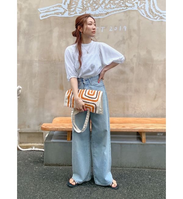 Ungrid「ヴィンテージルーズワイドデニム」|デニム|