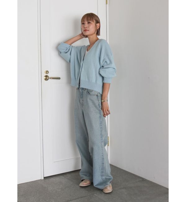 Ungrid「ヴィンテージルーズワイドデニム」|デニム|