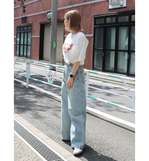 Ungrid「ヴィンテージルーズワイドデニム」|デニム|