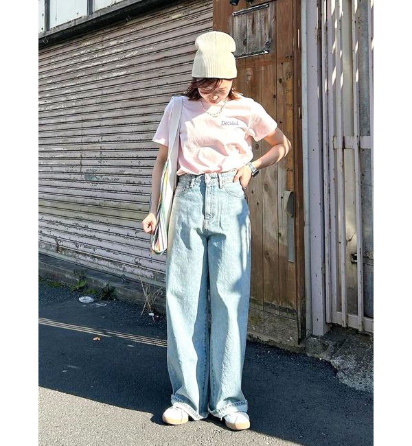 Ungrid「ヴィンテージルーズワイドデニム」|デニム|