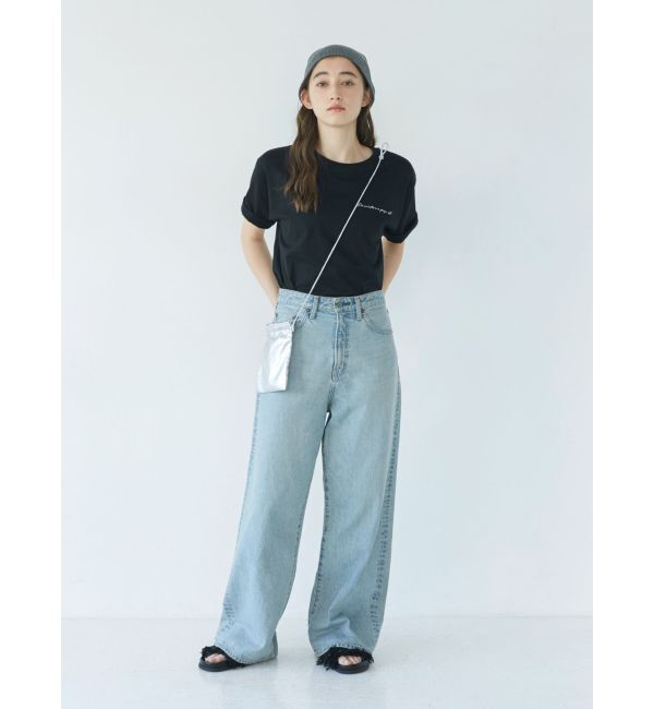 Ungrid「ヴィンテージルーズワイドデニム」|デニム|