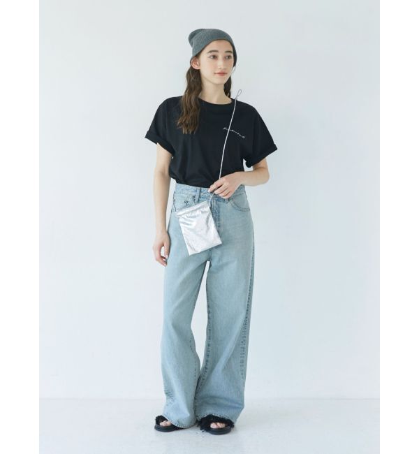 Ungrid「ヴィンテージルーズワイドデニム」|デニム|