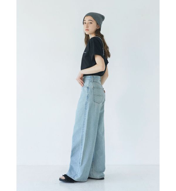 Ungrid「ヴィンテージルーズワイドデニム」|デニム|