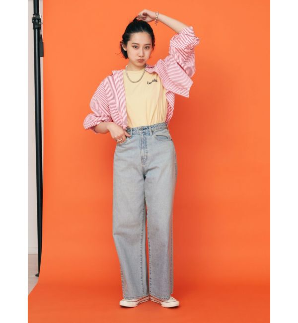 Ungrid「ヴィンテージルーズワイドデニム」|デニム|