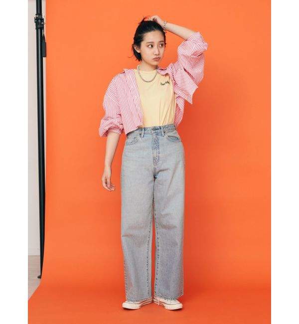 Ungrid「ヴィンテージルーズワイドデニム」|デニム|