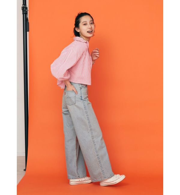 Ungrid「ヴィンテージルーズワイドデニム」|デニム|