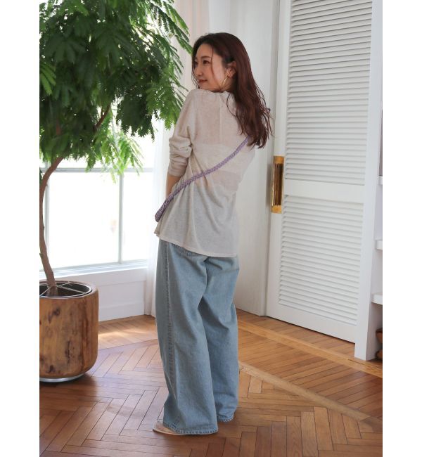 Ungrid「ヴィンテージルーズワイドデニム」|デニム|