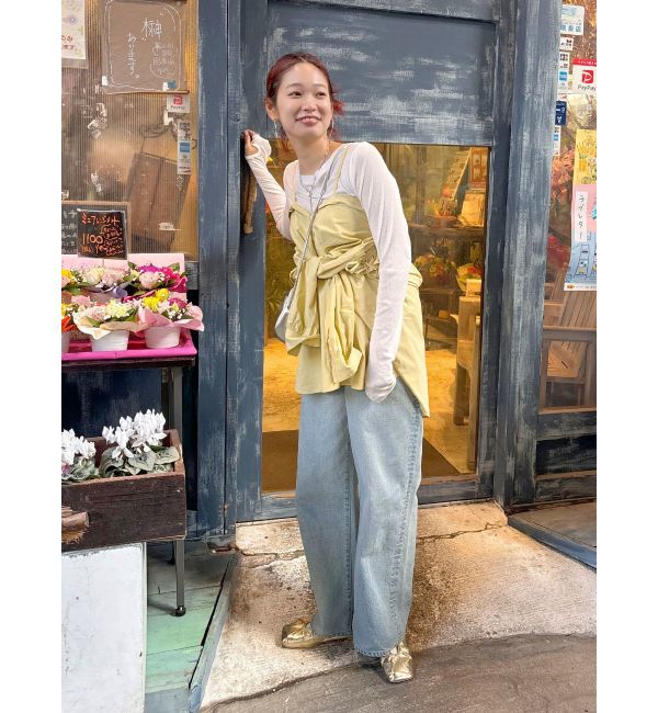 Ungrid「ヴィンテージルーズワイドデニム」|デニム|