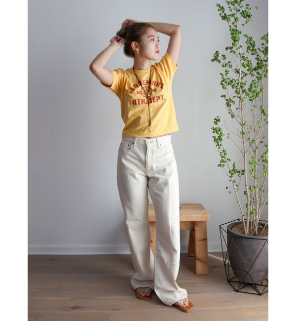 Ungrid「CLAREMOREコンパクトロゴTee」|Tシャツ・カットソー|