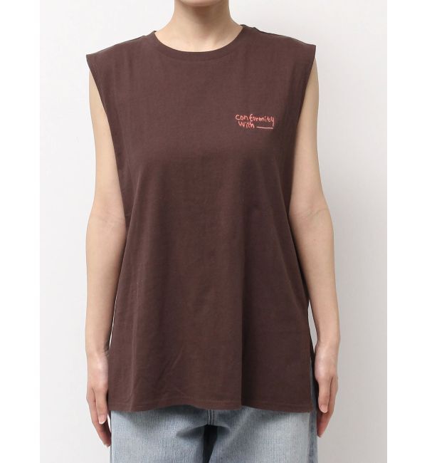 Ungrid「カラーエンブロイダリータンクトップ」|タンクトップ|