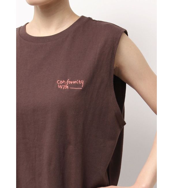 Ungrid「カラーエンブロイダリータンクトップ」|タンクトップ|