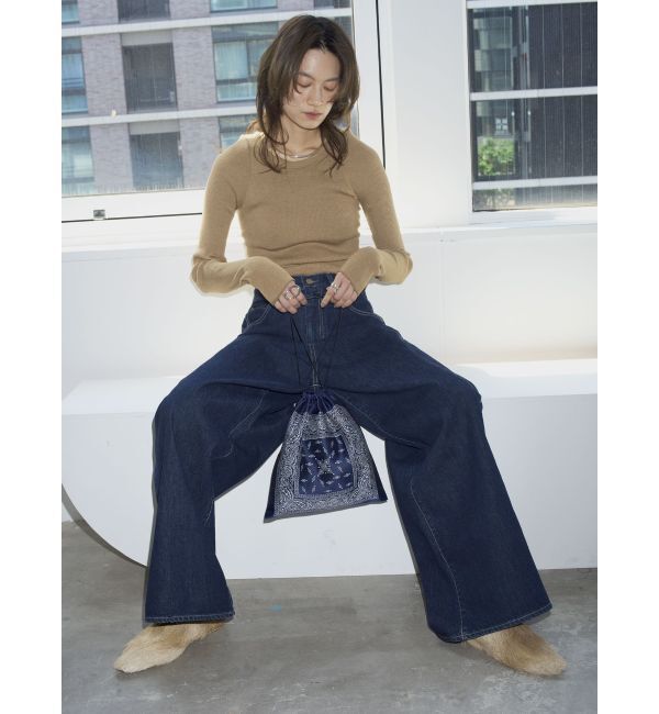 Ungrid「【Htage】palm別注バックオープンロングスリーブTee」|Tシャツ・カットソー|