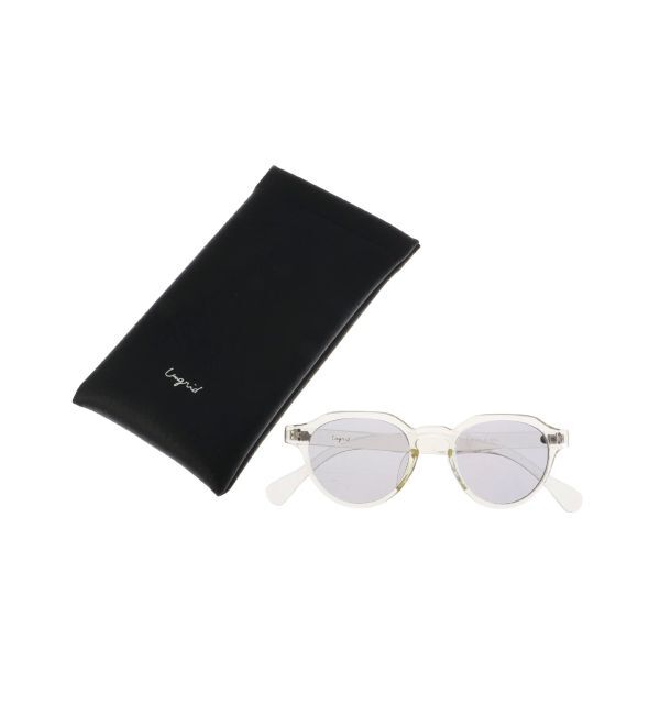 Ungrid「クリアフレームブルーレンズサングラス」|サングラス|