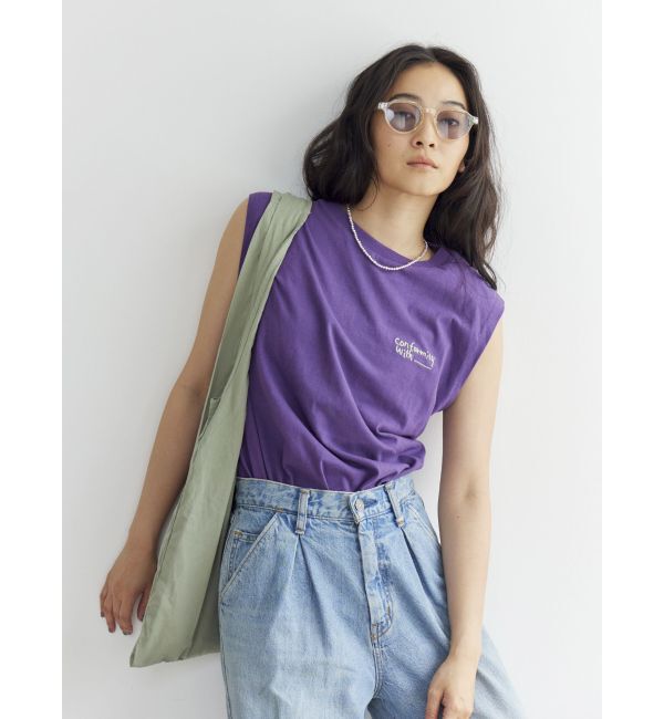 Ungrid「クリアフレームブルーレンズサングラス」|サングラス|