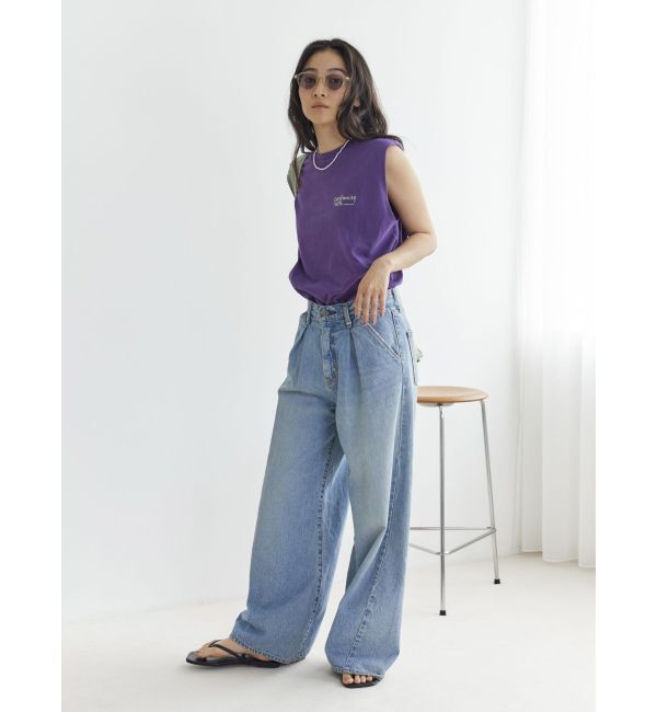 Ungrid「クリアフレームブルーレンズサングラス」|サングラス|