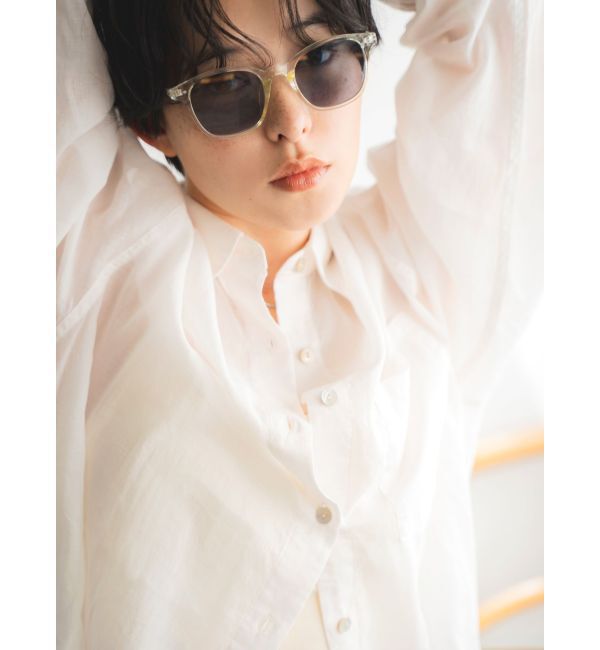 Ungrid「クリアフレームブルーレンズサングラス」|サングラス|