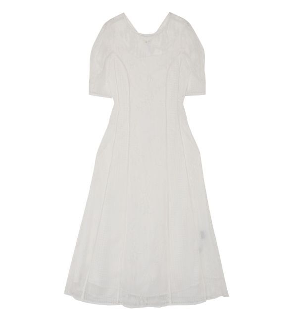 LAGUNAMOON「LADYパネルレースワンピース」|ワンピース|ホワイト