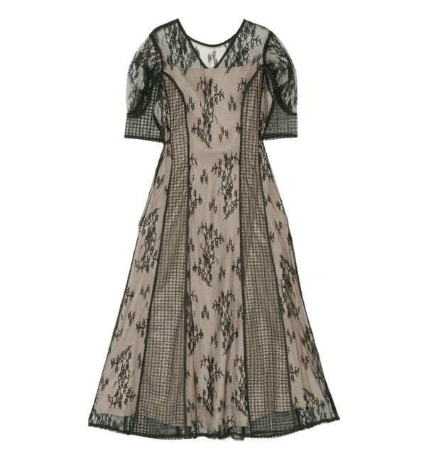 LAGUNAMOON「LADYパネルレースワンピース」|ワンピース|