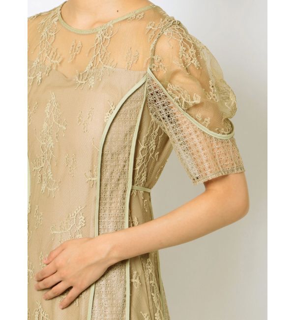 LAGUNAMOON「LADYパネルレースワンピース」|ワンピース|