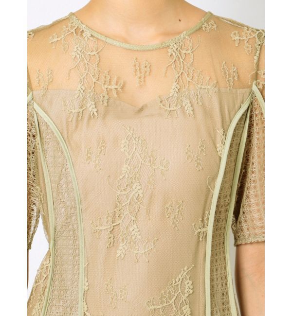 LAGUNAMOON「LADYパネルレースワンピース」|ワンピース|