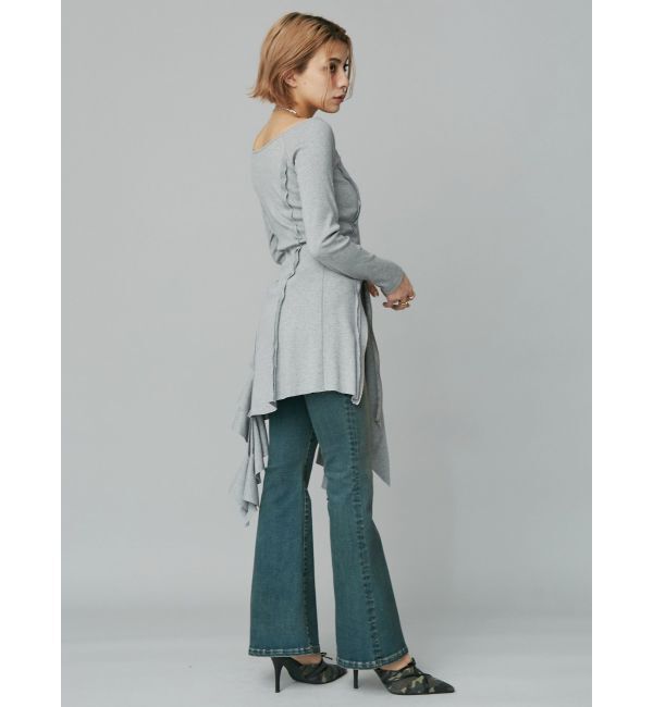 EVRIS「アシンメトリージップワンピース」|ワンピース|