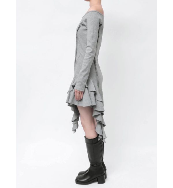 EVRIS「アシンメトリージップワンピース」|ワンピース|