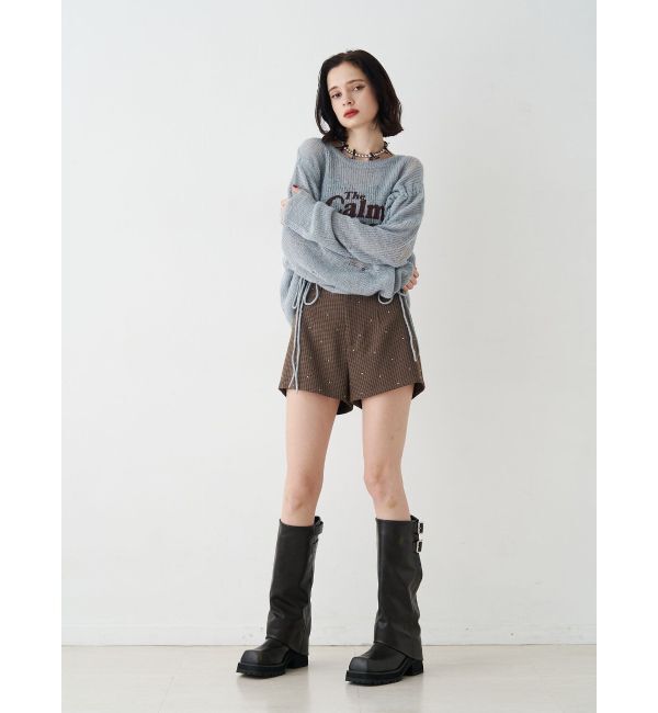 jouetie「ギャザーシアーニット」|ニット・セーター|