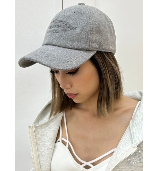 GYDA「NEED ALL OF THEM WOOLライクCAP」|キャップ・キャスケット|グレー