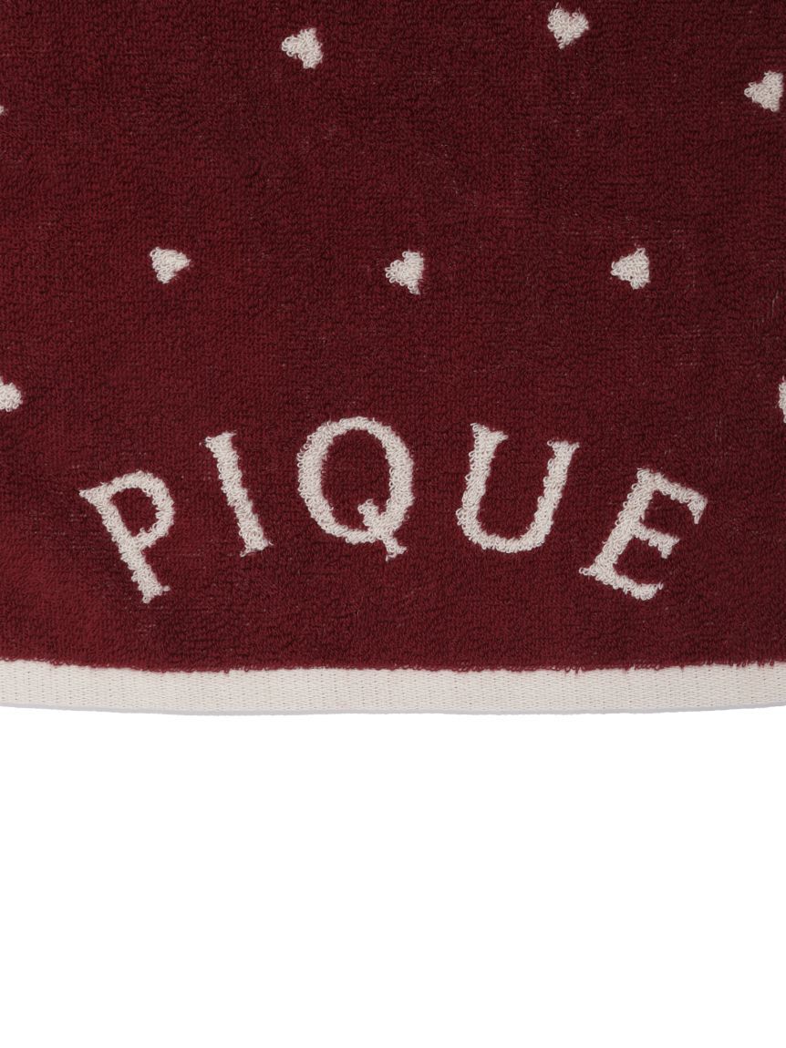 gelato pique「ハートロゴジャガードフェイスタオル」|タオル|