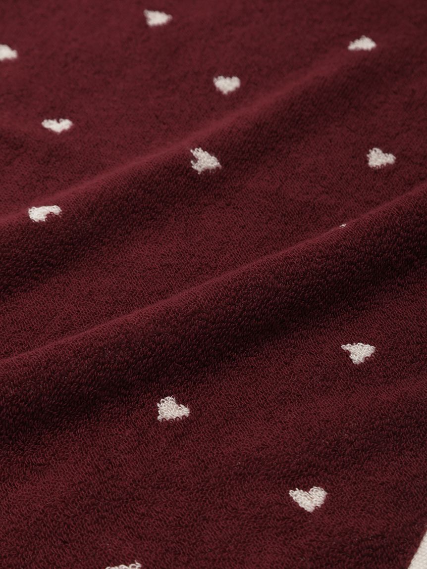 gelato pique「ハートロゴジャガードフェイスタオル」|タオル|