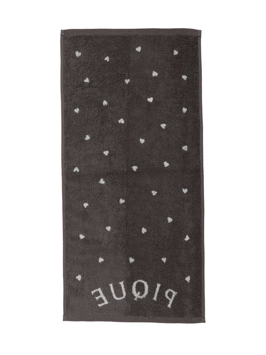 gelato pique「ハートロゴジャガードフェイスタオル」|タオル|
