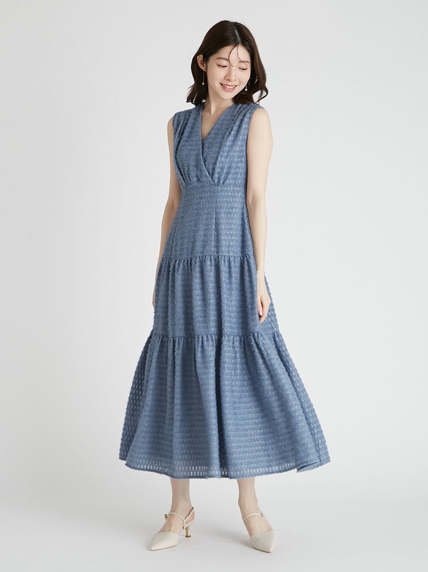 CELFORD「チドリカットジャガードワンピース」|ワンピース|