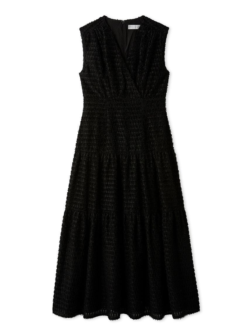 CELFORD「チドリカットジャガードワンピース」|ワンピース|BLK